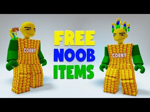 2 FREE LIMITED ROBLOX NOOB ITEMS 😱🌽
