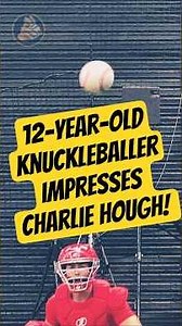 12-year-old Knuckleballer Impresses Charlie Hough #knuckleball #baseball #mlb