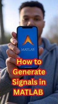 Signal Generation in Matlab Mobile App #matlab