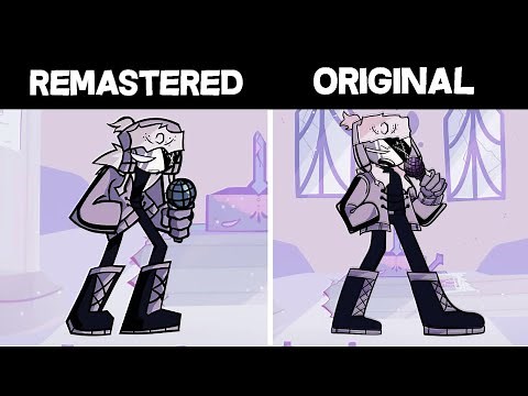 Ruv: Original Vs Remastered | FNF Mod Showcase Sarvente's Mid-Fight Masses