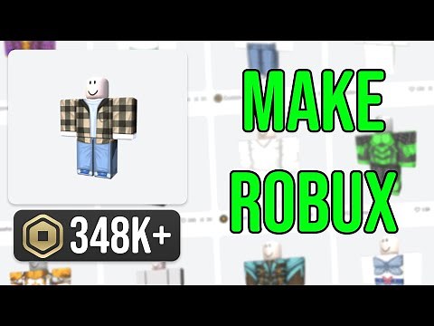 How to Make Robux on Clothing on Roblox 0 SKILL