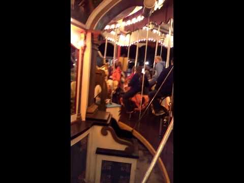 Hershey park in the dark