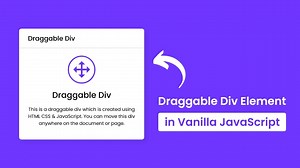 Draggable Div Element in HTML CSS & JavaScript