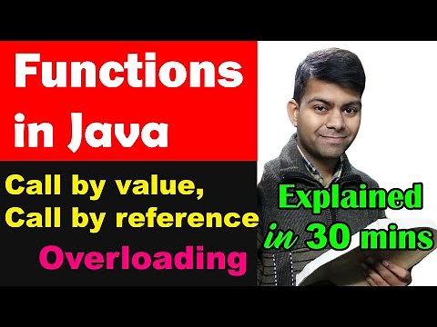 Functions in Java | Call by value/reference | Function overloading | Important for 2023-24 Exams