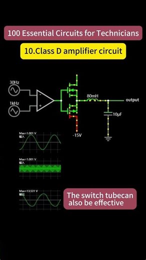 How Class D Amplifiers Work (And Spot the Error!) | Circuits #9 & #10