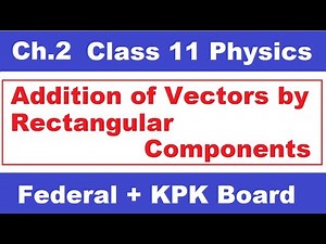 Addition of Vectors by Rectangular Components