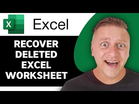 How to Recover Deleted Excel Worksheet | Excel Tutorial 2026
