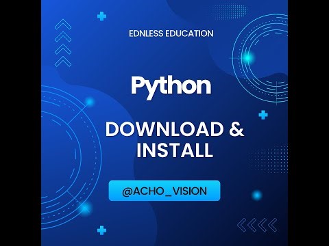 Python-How to download and Install python