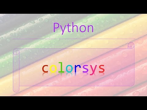 Python Modules #14: Colorsys module Python | Conversions between color systems