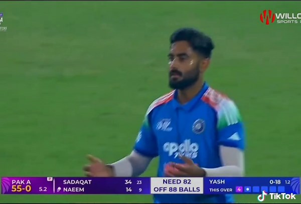 2nd inning power play highlights | Pakistan A VS India A #cricketlover