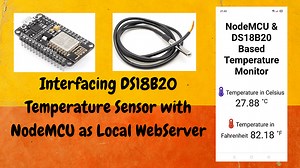 DS18B20 with NodeMCU Local WebServer - IoT Starters