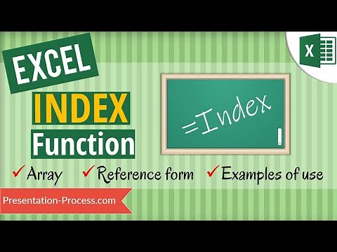 How to use Index Function in Excel (Array & Reference)