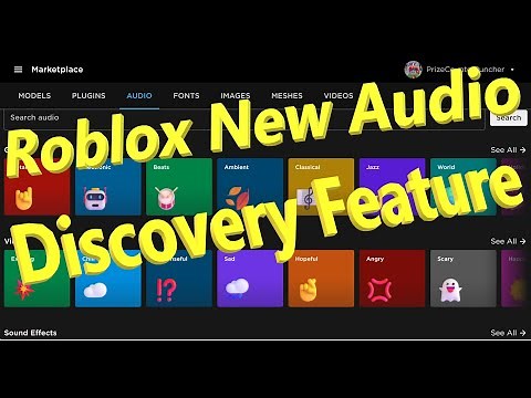 How to Find Sounds, Songs, and Music for Your Roblox Game (using Roblox New Audio Discovery Feature)