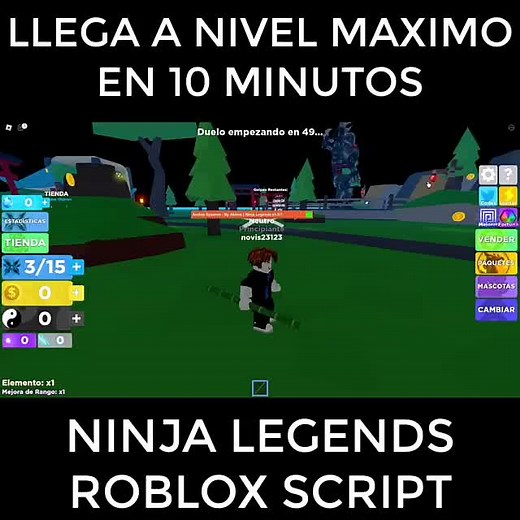 Script Ninja Legends - Nivel Máximo Automático | Roblox