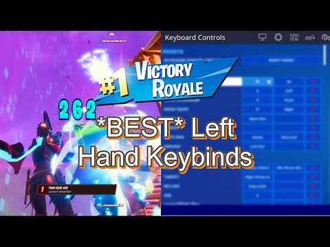 The *BEST* Left Hand Fortnite Keybinds - Fortnite Guide