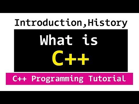 What is C++, Its Introduction and History | CPP Programming Video Tutorial