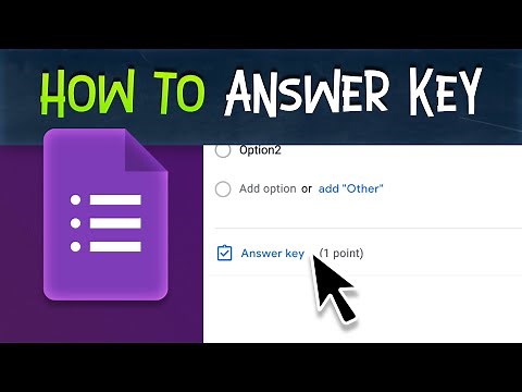 Google Forms Quiz How To Add Answer Key