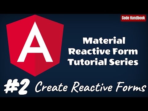 How To Create Angular Material Reactive Forms