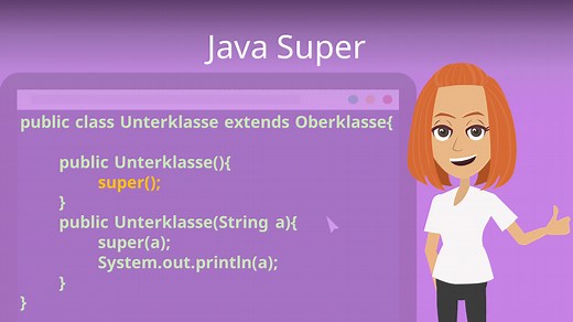 Java Super • Aufruf von Funktionen der Oberklasse