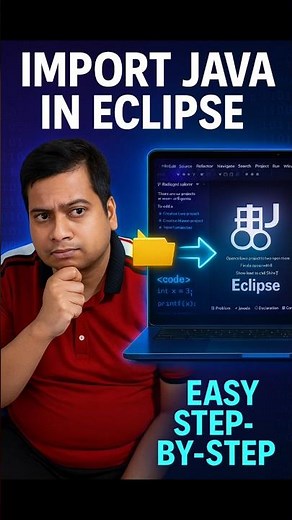 How to Import Java Projects into Eclipse IDE | Step-by-Step Guide for Beginners | #shorts