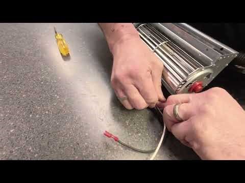 Harman XXV OEM Convection Blower Distribution Fan Installation & Wiring - Pre-2006 W/Rocker Switch