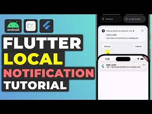 Flutter Local Notification Tutorial | iOS & Android Notification Tutorial