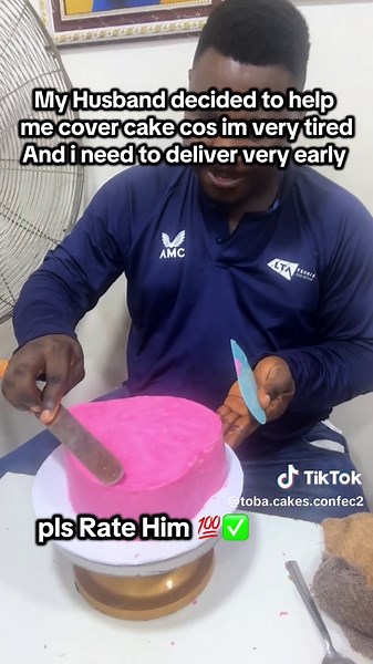 Heart Cake Creation by a Top Nigerian Baker