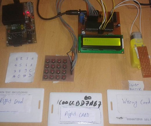 RFID and Keypad Based Security System using 8051 Microcontroller