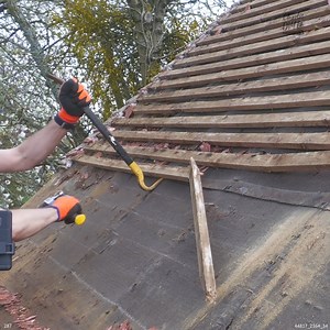 Working on a COMPLETE Tile Roof Repair | Charlie DIYte