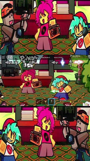 FNF on the Heights! (#roblox #fnfmod) Builderman VS BF in Roadblocks