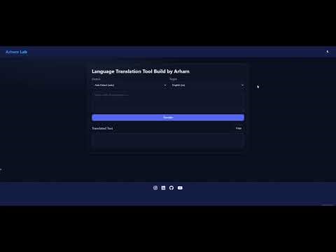 Free Language Translator Using Python & LibreTranslate (No API Key)