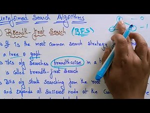 BFS search algorithm | Uninformed | AI | Artificial intelligence | Lec-12 | Bhanu Priya