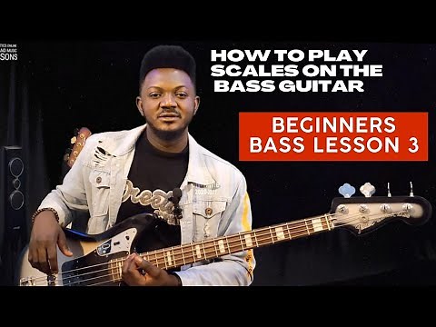 BL 3: HOW TO PLAY SCALES ON THE BASS GUITAR & FINGERING | BEGINNERS LESSON | BASSMATICS