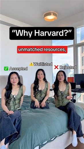 ACCEPTED vs. WAITLISTED vs. REJECTED “Why Harvard?” responses