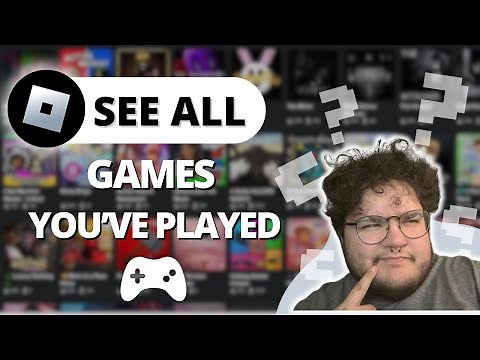 How to See All the Games You Played on Roblox