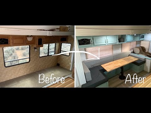 DIY RV Dining Area Makeover