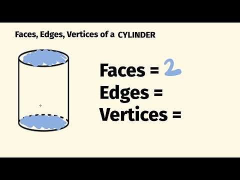How Many Faces, Edges And Vertices Does A Cylinder Have?