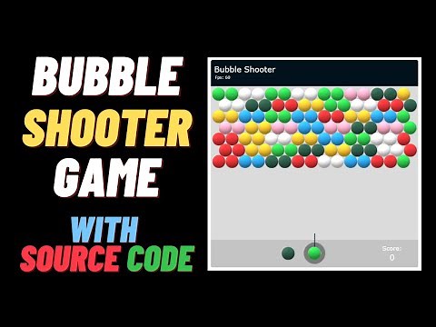 How to Make JavaScript Bubble Shooter Game Project Tutorial | Learn JavaScript Project