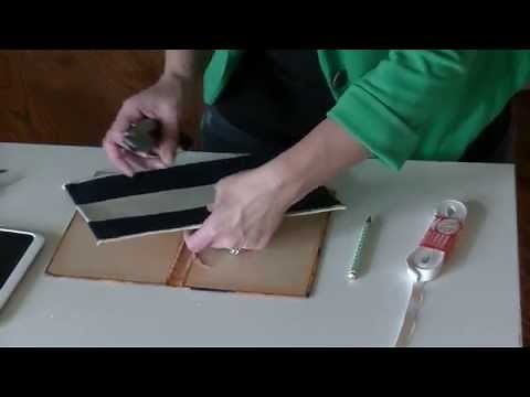 Tablet Cover Tutorial (Using an Old Book)
