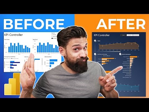 Upgrade Your REPORT DESIGN in Power BI | Complete Walkthrough From A to Z
