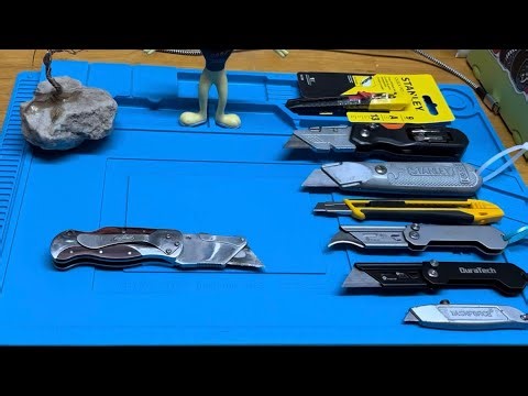 Fixing stuck Sheffield lockback utility knife