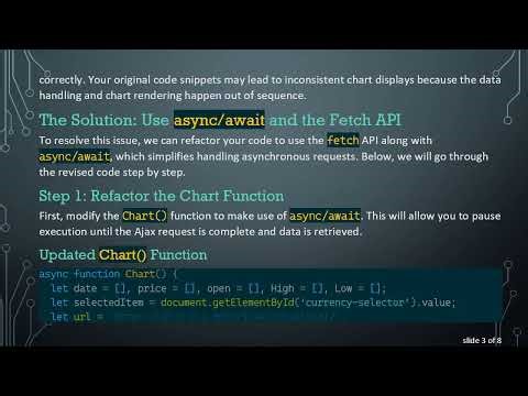 How to Wait for an Ajax Request to Draw a Chart with JavaScript