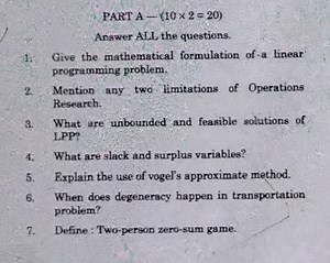 Give the mathematical formulation of a linear programming probl... | Filo
