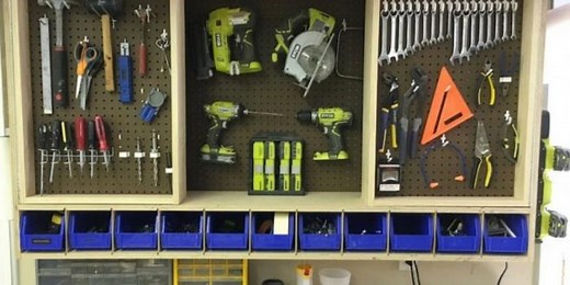 21 Smart DIY Tool Storage Ideas for Your Workshop or Garage - The Self-Sufficient Living