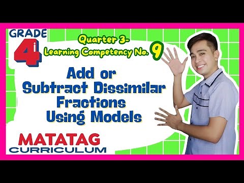 Add and Subtract Dissimilar Fractions using Models Grade 4: Q3- Lesson 9 MATATAG Curriculum