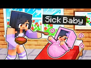 My SICK BABY Needs HELP In Minecraft!