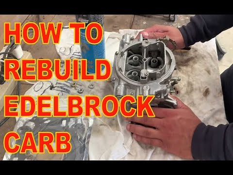 How to rebuild a carburetor - Fast and Easy Edelbrock Rebuild 1405,1406,1407,1410,1411 carburetor