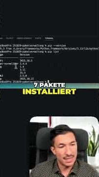 Python PIP: Installieren und Verwalten von Paketen #shorts