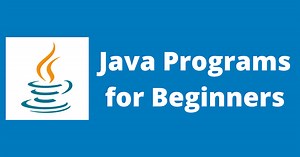 Java Programs for Beginners