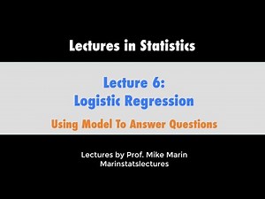 6.3 Logistic Regression: Using Model Equation To Answer Questions